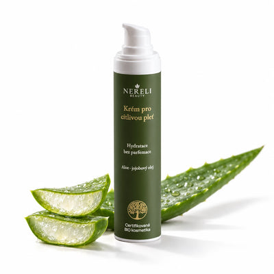 BIO hydratační krém pro citlivou pleť bez parfemace, 50 ml