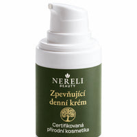 Denní krém proti vráskám s kyselinou hyaluronovou, 15 ml – detail obalu a etikety na bílém pozadí