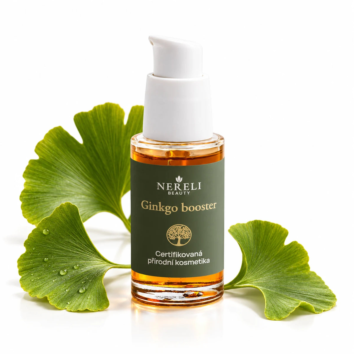 Gelový booster s ginkgo, 30 ml