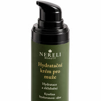 Hydratační krém pro muže, 50 ml – detail obalu a etikety na bílém pozadí