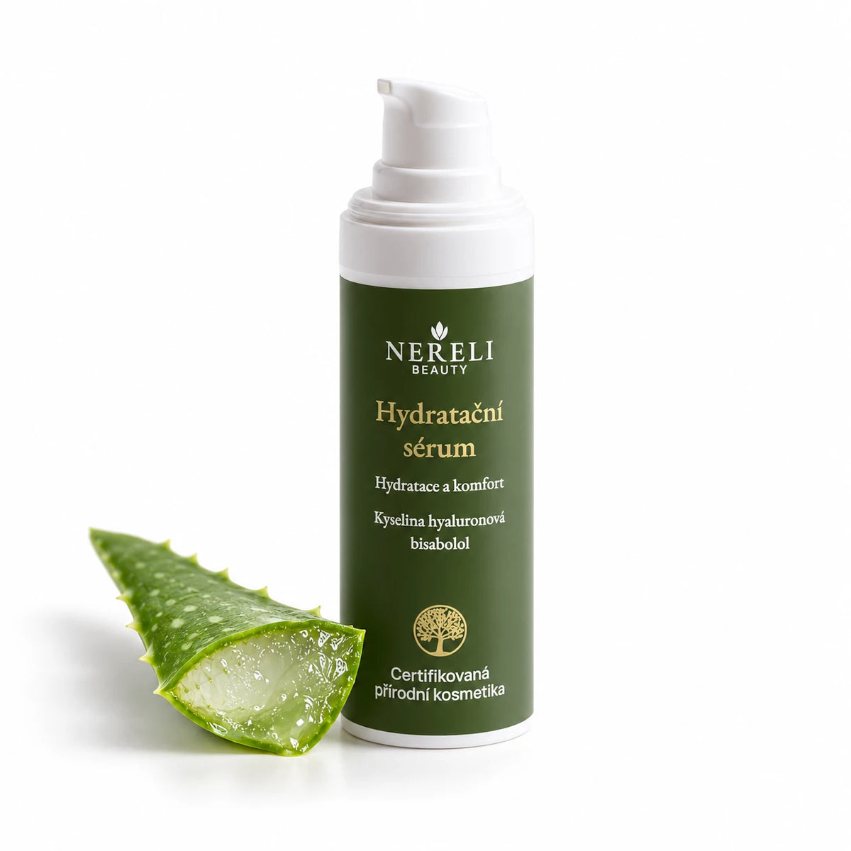 Hydratační sérum s kyselinou hyaluronovou a bisabololem, 30 ml