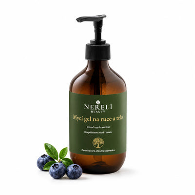 Jemný mycí přípravek na ruce a tělo s grapefruitem NERELI, 490 ml