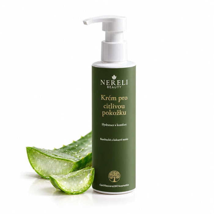 Krém pro citlivou pokožku obličeje a těla NERELI, 190 ml