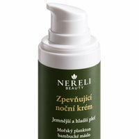 Noční krém pro zralou pleť, 50 ml – detail obalu a etikety na bílém pozadí