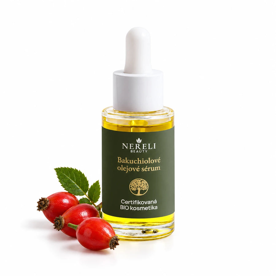 Olejové bakuchiol sérum pro pružnější vzhled pleti, 30 ml