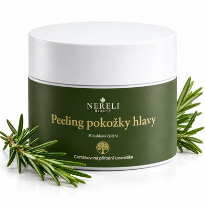 Peeling pokožky hlavy s rozmarýnem a mátou NERELI, 170 ml