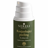 Peeling s kyselinou kojovou na obličej a tělo, 150 ml – detail obalu a etikety na bílém pozadí