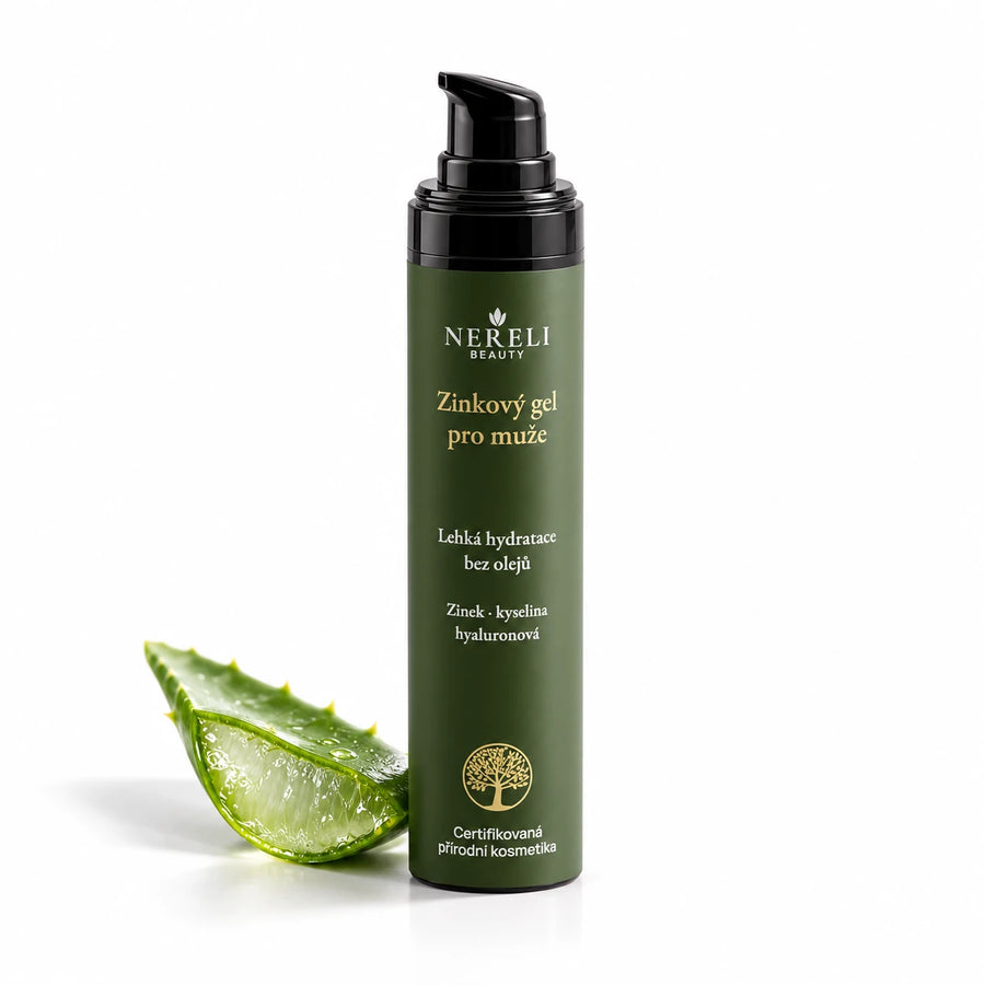 Pleťový gel pro muže se zinkem, 50 ml