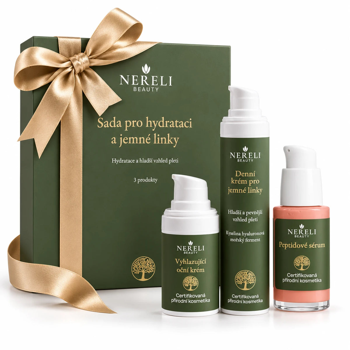 Sada pro hydrataci a jemné vrásky NERELI, 3 produkty