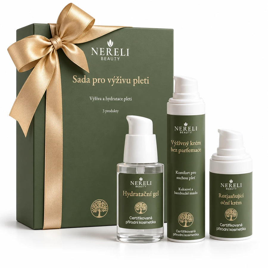 Sada pro výživu pleti a hydrataci očního okolí NERELI, 3 produkty
