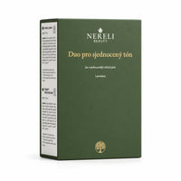 Sada sér pro sjednocenější tón pleti NERELI, 2 produkty – produktový záběr 01 na bílém pozadí